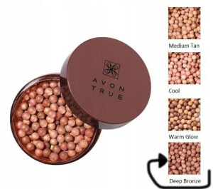 Perełki do twarzy AVON Brązujące Deep Bronze