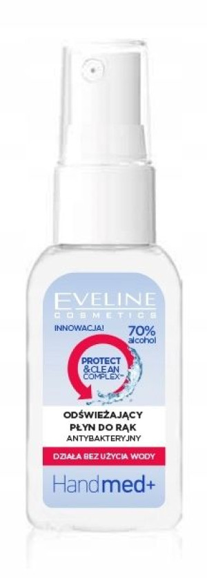 Eveline antybakteryjny odświeżający płyn do rąk 30ml