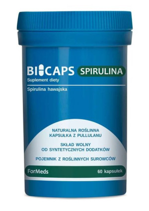 Bicaps Spirulina Hawajska 60 kapsułek