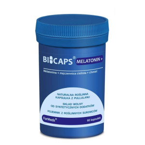 Bicaps Melatonin+ Melatonina 60 kapsułek