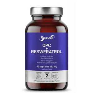 OPC + resweratrol 50 kapsułek Antyoksydanty Panaseus