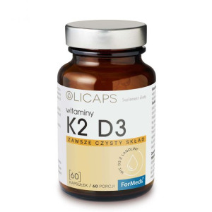 Olicaps K2 D3 - Witamina D3 K2 mk7 60 kaps