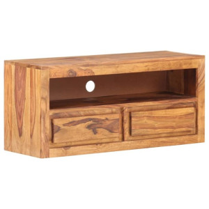 Szafka pod TV, 90 x 30 x 40 cm, lite drewno sheesham