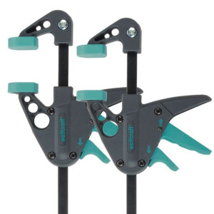 wolfcraft Ściski jednoręczne, 2 szt., EHZ 40-110, 3455100