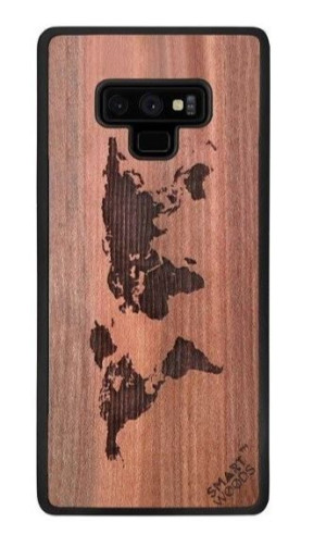 Smart Woods Mapa Świata - etui do Samsung Galaxy Note 9