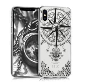 Kwm Etui Do Apple Iphone X Crystal Tpu Compass Black