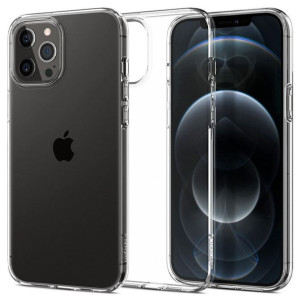 Etui Spigen Liquid Crystal Apple iPhone 12/12 Pro Crystal Clear