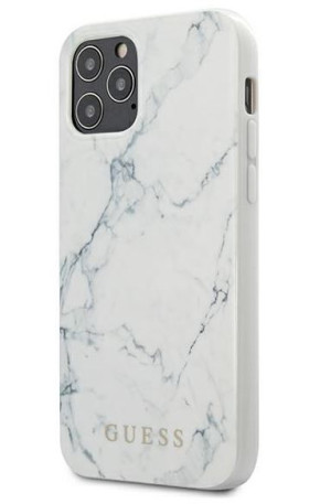 Guess Marble Etui Do Iphone 12 Mini - White