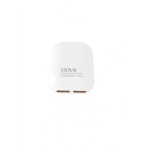 Ładowarka sieciowa VIDVIE PLE218 2xUSB + kabel micro 2.4A biały