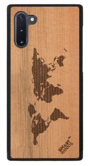 Smart Woods Mapa Świata - etui do Samsung Galaxy Note 10