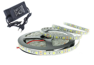 Wodoodporna Taśma 300 Led 5050 5m Biała Ciepła