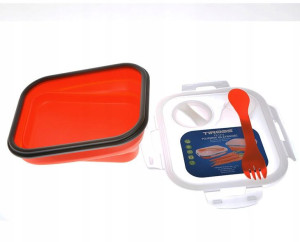 Pojemnik Lunchbox Silikonowy Jednokomorowy Tiross