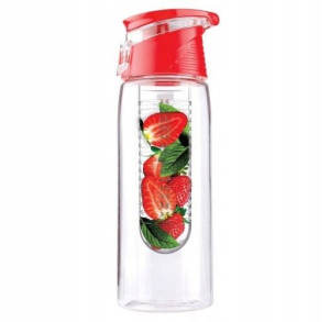 Butelka Bidon Na Wode Z Wkładem Na Lód Owoce 800ml