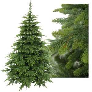 Choinka sztuczna Świerk Natura PE 220 cm  + stojak Choinka Premium