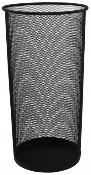 Stojak Parasole Metalowy Czarny Wysokość 50 Cm