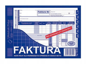 103-3E Faktura Wzór Pełny SPRZEDAŻ CENACH NETTO