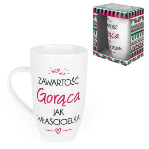 Kubek Zawartość gorąca jak właścicielka NBC 400 ml