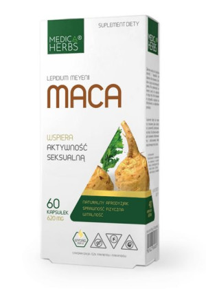 Medica Herbs MACA EKSTRAKT - 60 kapsułek
