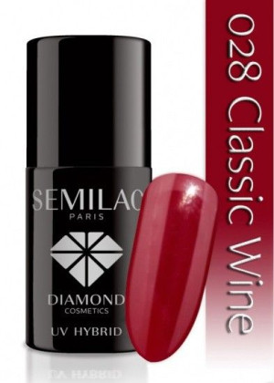 Semilac Lakier hybrydowy 028 Classic Wine 7 ml