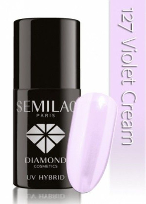 Lakier hybrydowy 127 Violet Cream 7ml