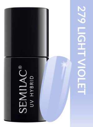 Semilac Lakier hybrydowy PasTells Light Violet 279