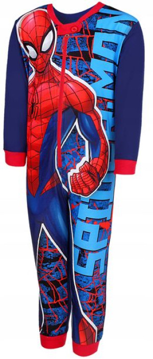 Piżama kombinezon Spiderman pająk 98 granat
