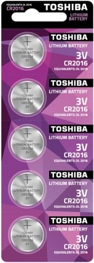 Bateria Toshiba Litowa Cr2016 3v 5szt
