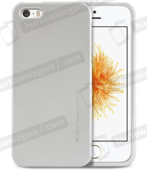 Etui iJelly new IPHONE 4/4S srebrny