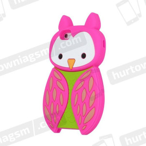 Etui Silikonowe 3d Htc 626 Sowa Owl Sówka Róż
