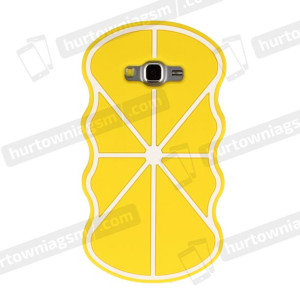 Etui Silikonowe 3d Samsung J1 J120 2016 Cytryna