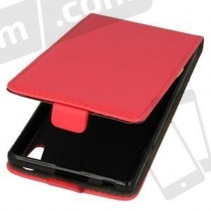 Kabura Pionowa Rubber Lg K7 Róż