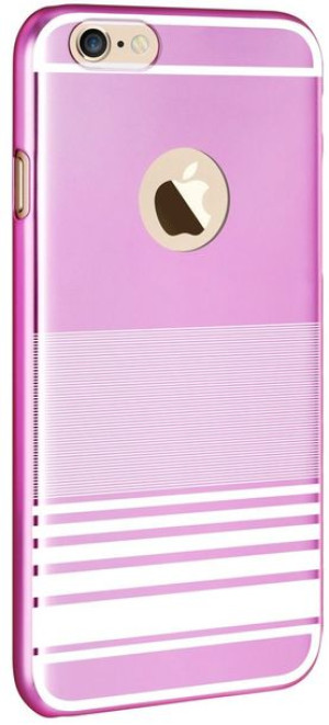 Etui X-FITTED Hard IPHONE 6/6S Rainbow różowe P6BJP