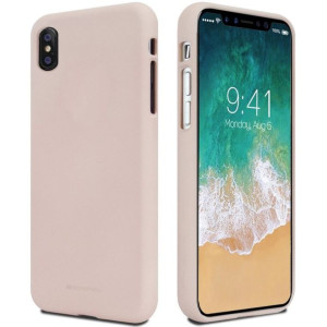 Etui Soft Jelly Iphone X piaskowe
