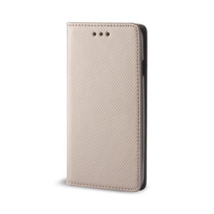 Etui portfel flip magnet HUAWEI P SMART złoty
