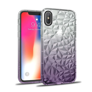 Etui Diamond Ombre Lg K10 2018 fioletowe