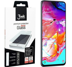 Szkło hartowane hybrydowe folia 3MK Flexible Glass SAMSUNG GALAXY A70