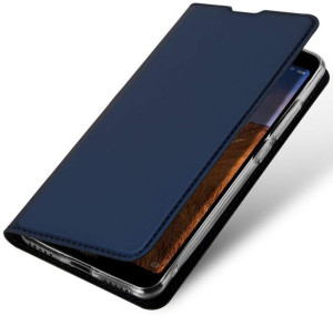 Etui XIAOMI REDMI 8A z klapką Dux Ducis skórzane Skin Leather granatowe