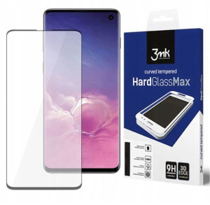 Szkło hartowane SAMSUNG GALAXY S10E 3MK Hard Glass Max czarne