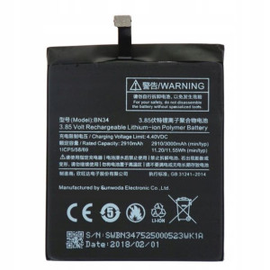 Bateria do XIAOMI REDMI 5A 3000 mAh BN34