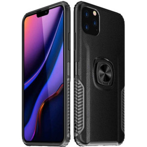 Etui HUAWEI P40 PRO Pancerne Armor Ring czarne