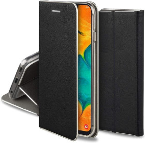 Etui HUAWEI P40 LITE portfel z klapką skóra ekologiczna Flip Venus czarne