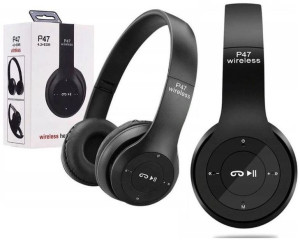 Słuchawki składane Bezprzewodowe P47 Bluetooth 4.2 EDR Mikrofon MicroSD MP3