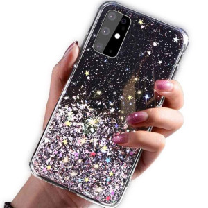 Etui HUAWEI P SMART 2020 Brokat Cekiny Glue Glitter Case czarne