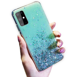 Etui IPHONE 12 / 12 PRO (6,1) Brokat Cekiny Glue Glitter Case miętowe