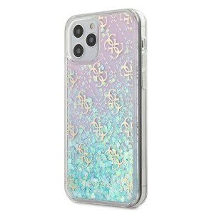Oryginalne Etui IPHONE 12 MINI 5,4" Guess GUHCP12SLG4GGBLPI przelewany brok