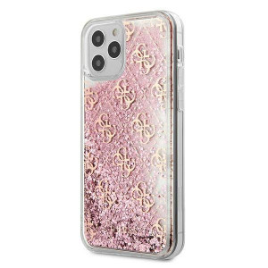 Oryginalne Etui IPHONE 12 MINI 5,4" Guess GUHCP12SLG4GSPG przelewany brokat