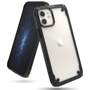 Etui IPHONE 12 MINI Ringke Fusion-X czarne