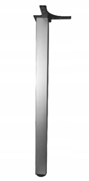 Noga Meblowa Kwadratowa 820 Aluminium + Wkręty