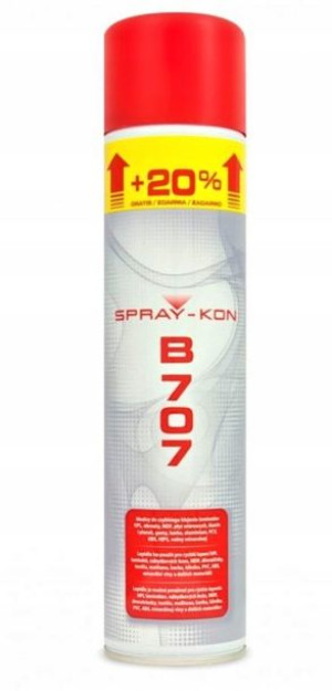 Klej Kontaktowy Spray-kon B707 600ml Hpl, Mdf, Pcv
