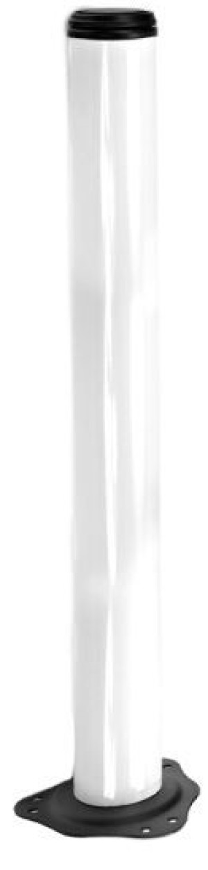 Noga Meblowa Do Stołu Blatu 710 Mm Biała + Wkręty